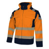 softshell haute visibilité orange fluo