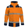Parka haute visibilité travaux publics