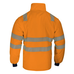 Veste haute visibilité orange fluo