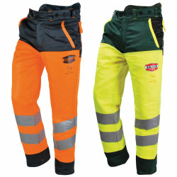 Pantalon anticoupure classe 1A haute visibilité GLOW
