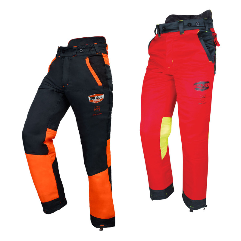 Bricoloco Veste + Salopette Anti-coupure Pour Tronçonneuse - 12 Couches Retardatrices - Norme EN381-11 - Polyester/coton
