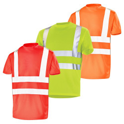 T-shirt Haute visibilité Manches courtes
