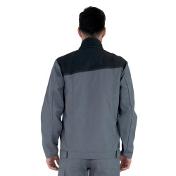 blouson travail sans métal bicolore