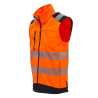 gilet travail orange 