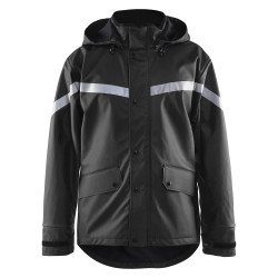 Veste de pluie professionnelle coupe vent en PU