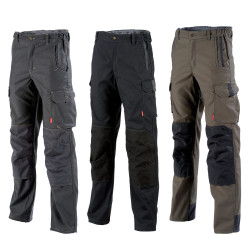 Pantalon professionnel Lafont avec poches genoux