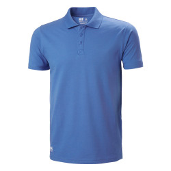 polo travail bleu