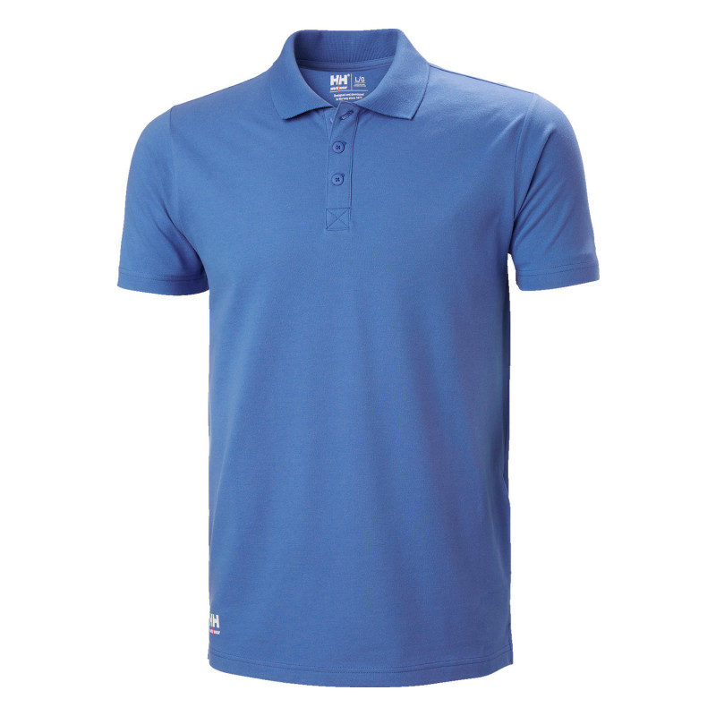 polo travail bleu