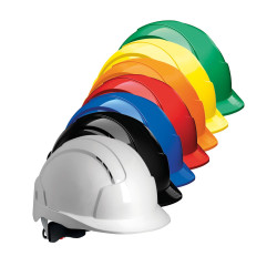 Casque de chantier ventilé avec visière JSP EVOLITE