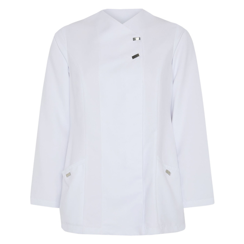 Tunique blanche kinésithérapeute femme
