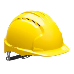 Casque chantier ventilé jaune JSP EVO 2