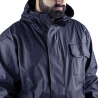 veste pluie bleu