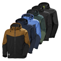 Softshell de travail déperlant coupe vent OXFORD