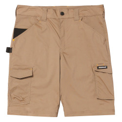 short de travail beige
