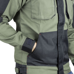 blouson travail kaki