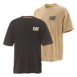 T-shirt Unisexe CAT Diesel Power En Coton épais - Neuf Avec étiquettes, Marque Vintage Apparel CO