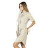 Robe beige femme