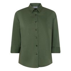  chemise réceptionniste verte femme