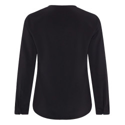 Blouse noire corporate femme