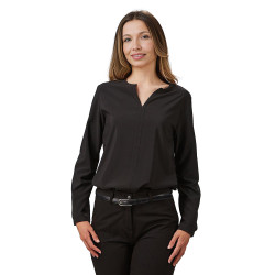 Blouse bureau stretch femme