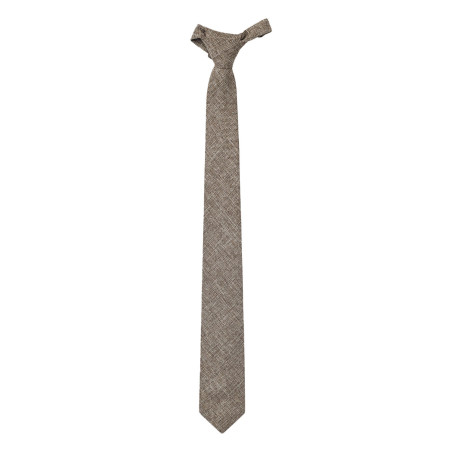 Cravate fine toile de jute