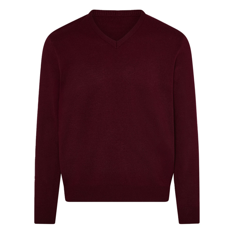 Pull bordeaux femme