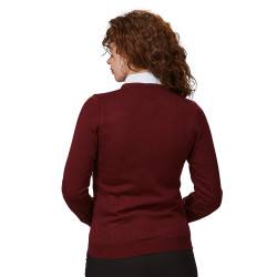 Pull bordeaux doux