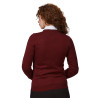 Pull bordeaux doux