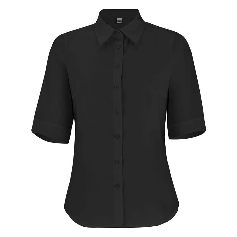 Chemisier de service noir femme