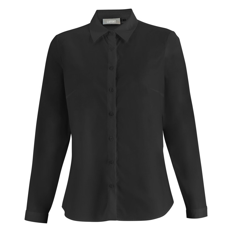 Chemisier de service noir femme