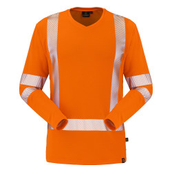 t-shirt fluo respirant haute visibilité