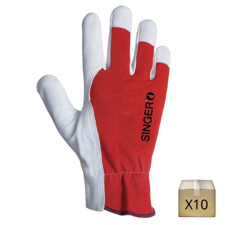 Gants de manutention fine en cuir fleur de chèvre