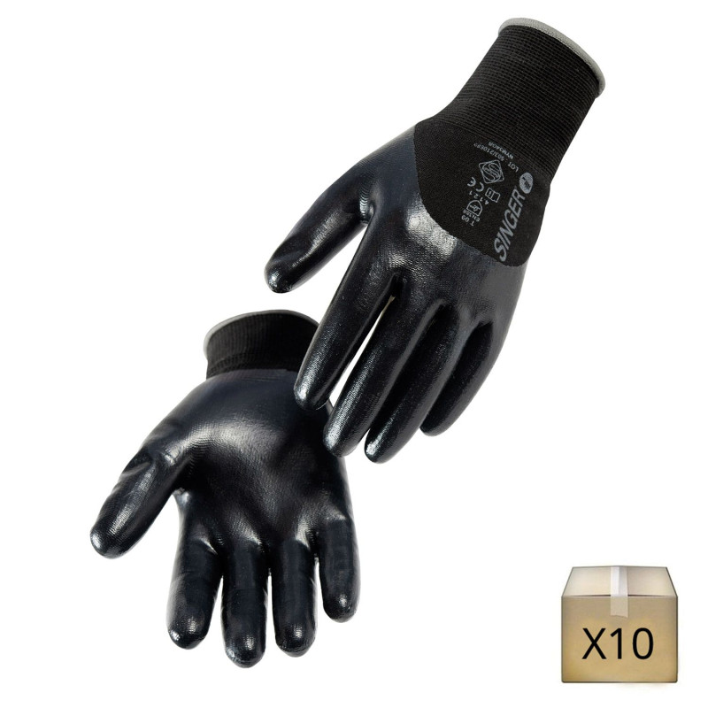 Gants manutention lourde Singer Safety Taille 9 E.P.I - TAC20BL09