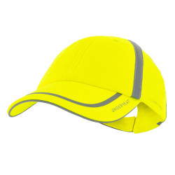 Casquette de travail rafraichissante jaune fluo