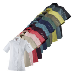 veste de cuisine femme manches courtes
