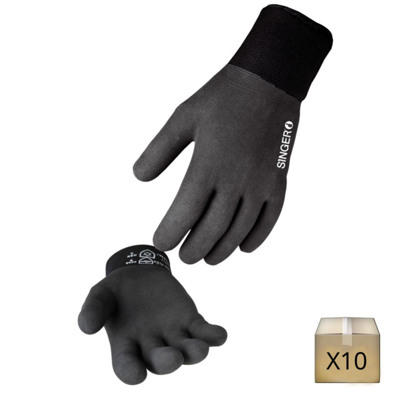 Gant de travail hiver contre le froid en milieu sec et humide SNOWFLEX