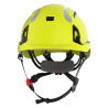Casque chantier jaune fluo 