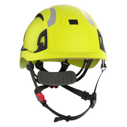 Casque btp jaune fluo 