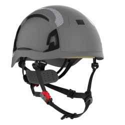 casque gris chantier
