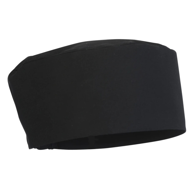 Calot de cuisine noire