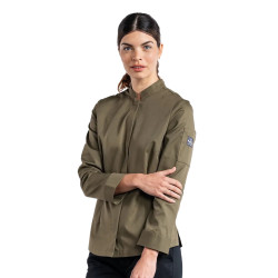 Veste de cuisine ajustée femme