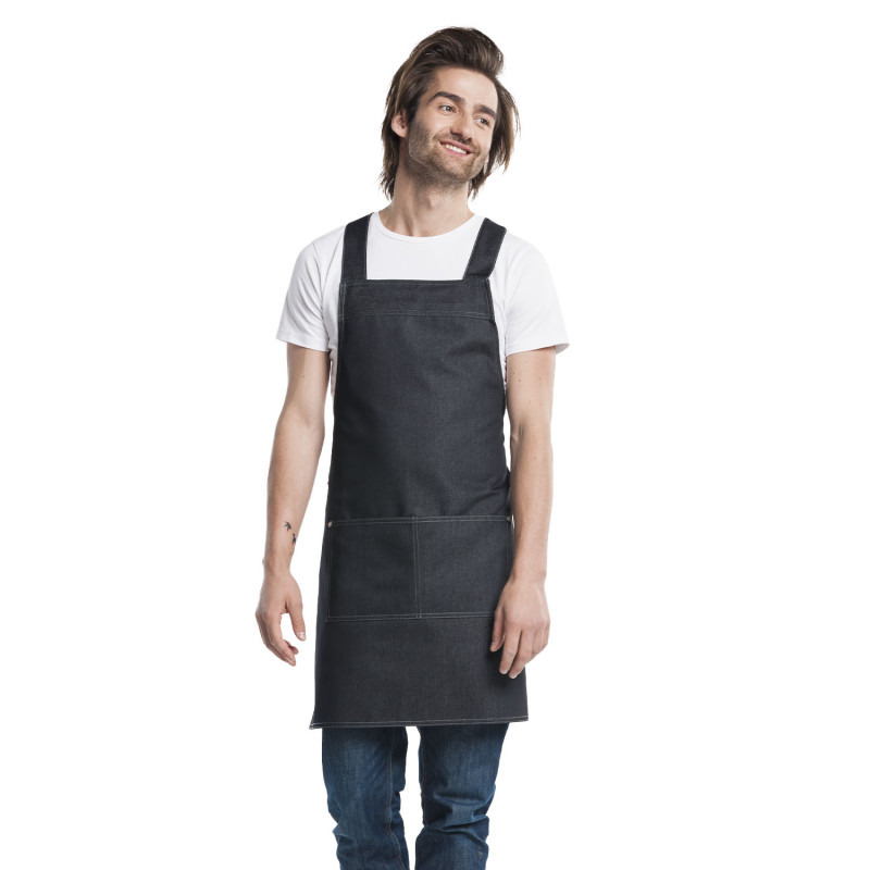 tablier de cuisine chaud devant