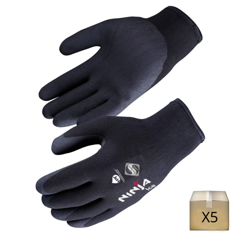 x5 Gants de manutention anti-froid NINJA ICE