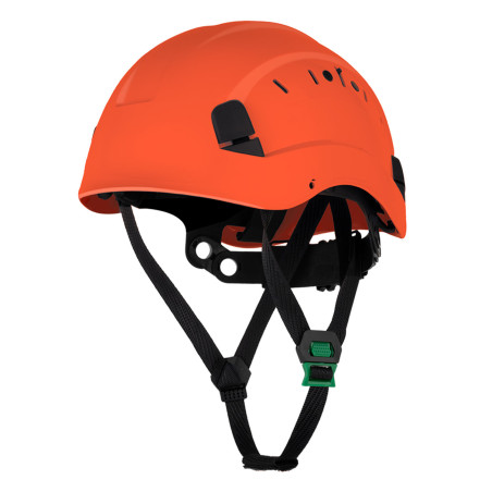 Casque de chantier orange fluo 