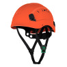 Casque de chantier orange fluo 