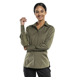Chemise confortable femme chaud devant 