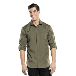 Chemise de service stretch homme