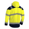 parka jaune fluo haute visibilité