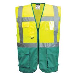 gilet haute visibilité jaune fluo vert