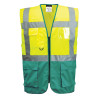 gilet haute visibilité jaune fluo vert